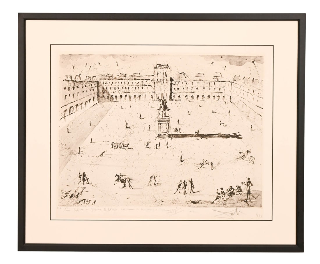 SALVADOR DALI SIGNED ETCHING