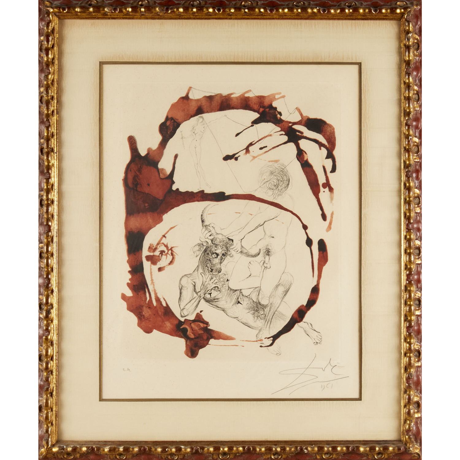SALVADOR DALI, SIGNED ETCHING,