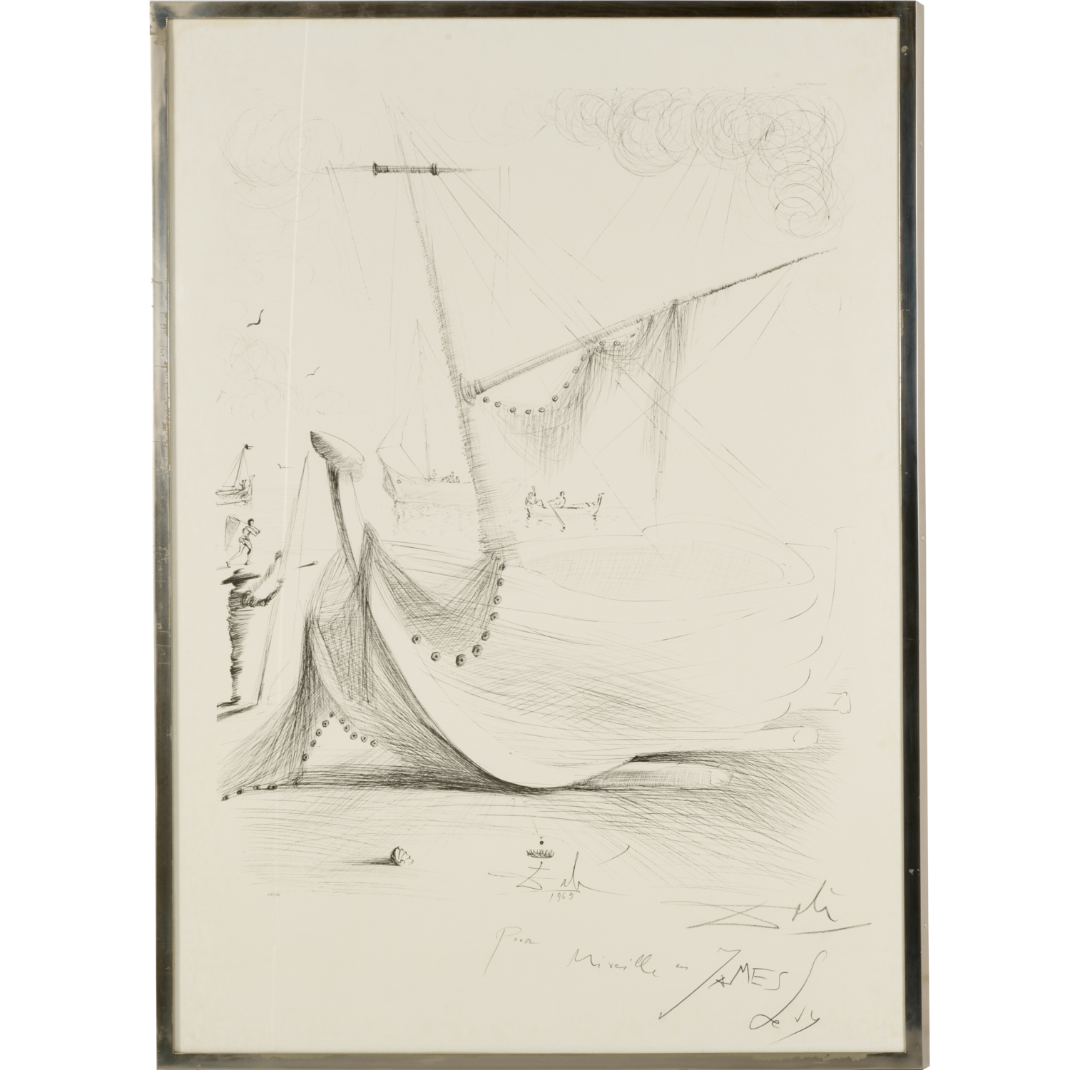 SALVADOR DALI, SIGNED OFFSET