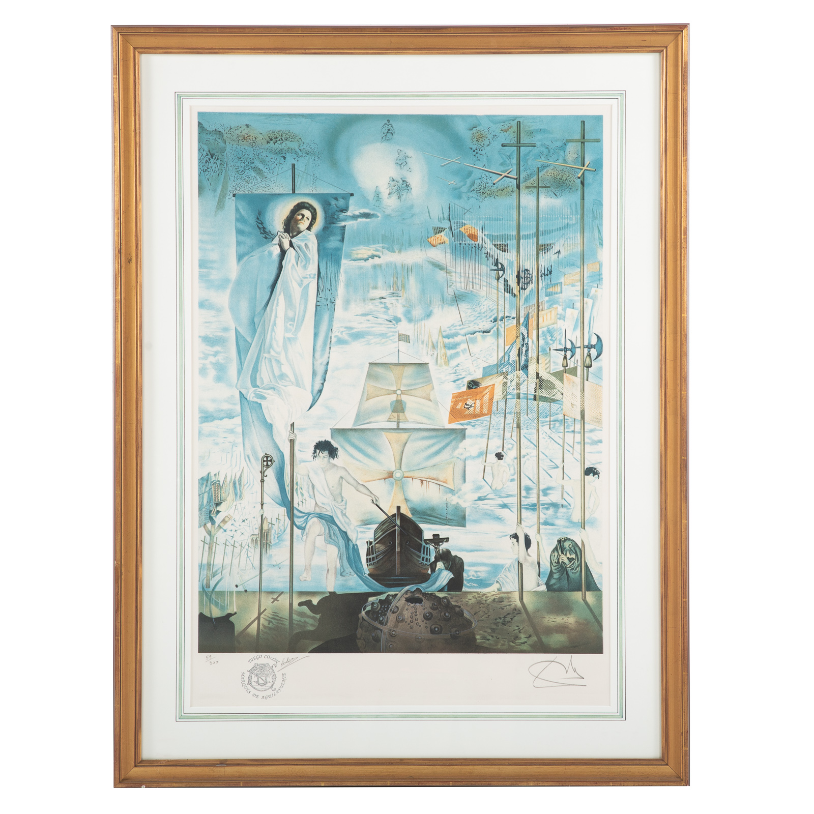SALVADOR DALI. "THE DISCOVERY OF