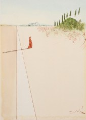 SALVADOR DALI WOODCUT ENGRAVIN