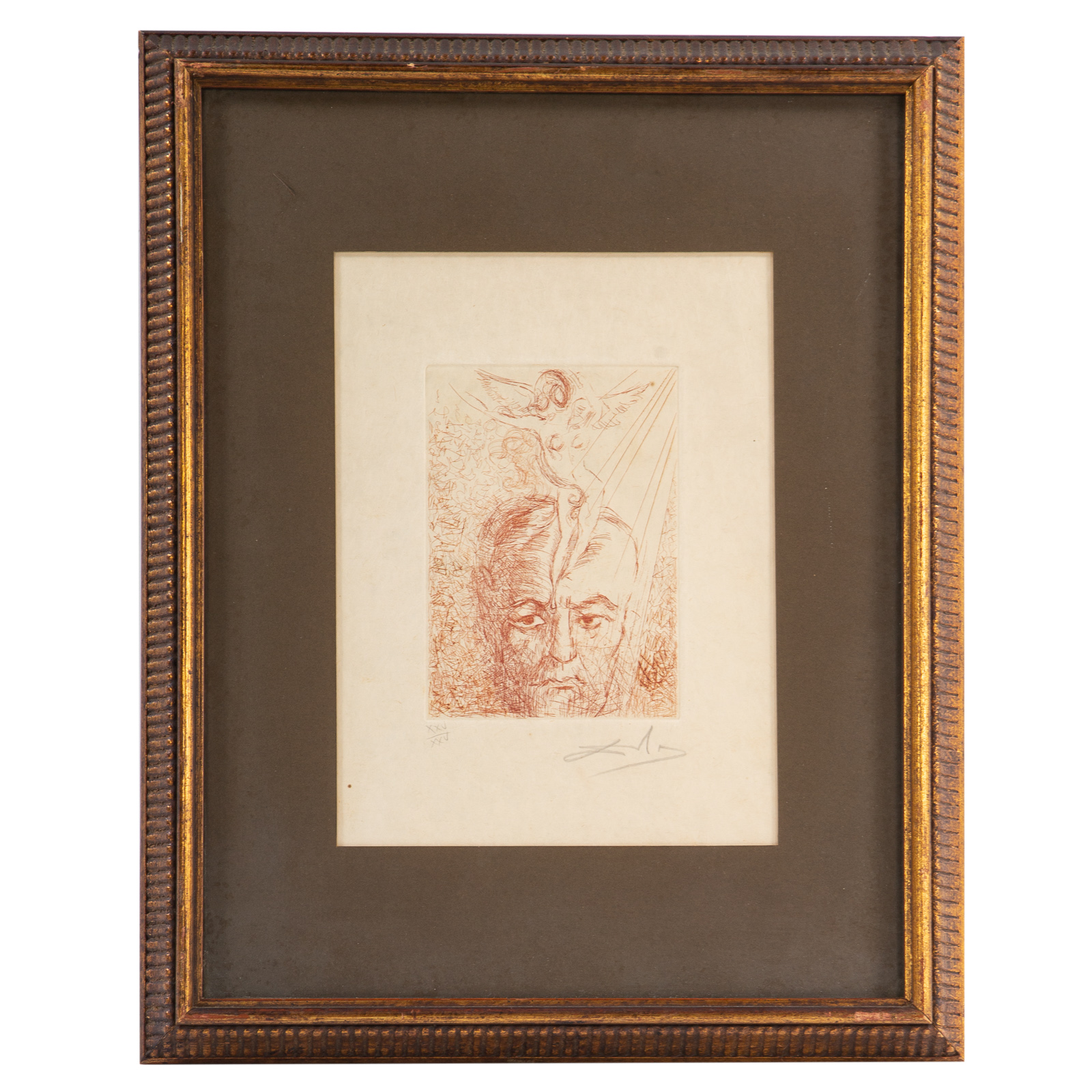 SALVADOR DALI."SIGMUND FREUD,"