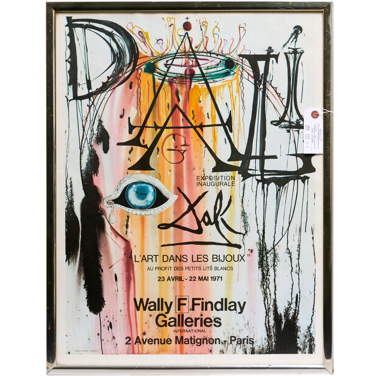 SALVADORE DALI, 1971 EXHIBITION