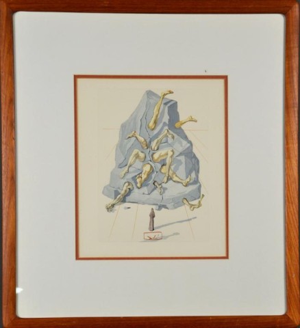 SALVADORE DALI WOODBLOCK