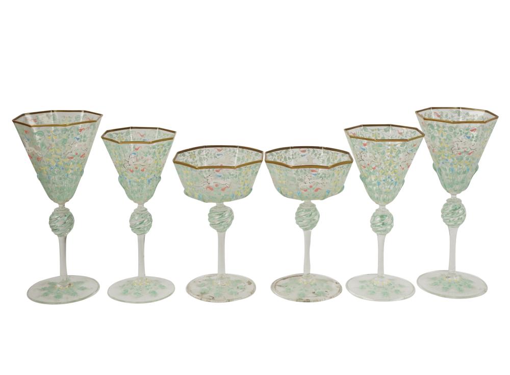 SALVATI, MURANO HAND-PAINTED