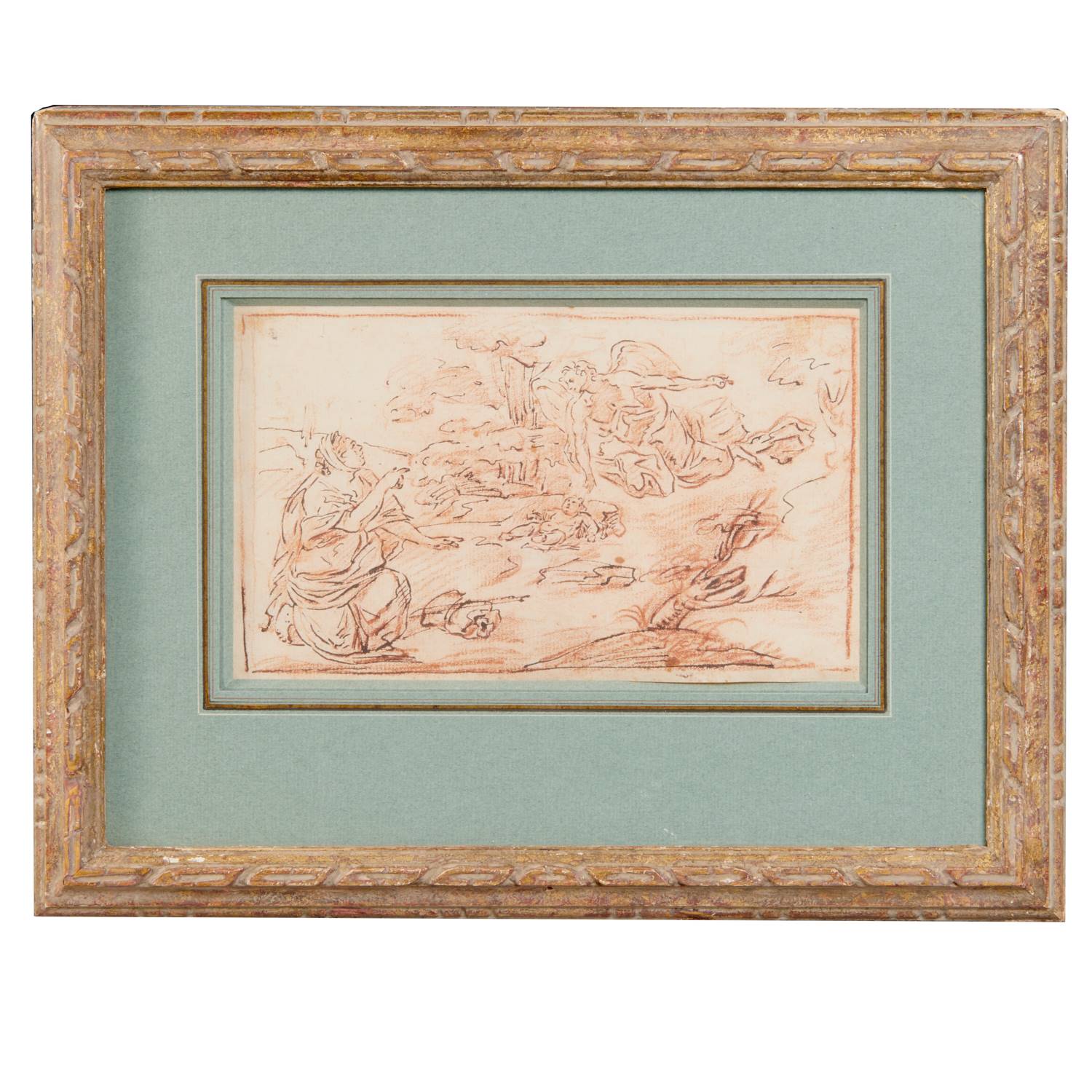 SALVATOR ROSA (SCHOOL), RED CHALK