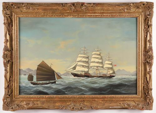 SALVATORE COLACICCO OIL ON MAHOGANY
