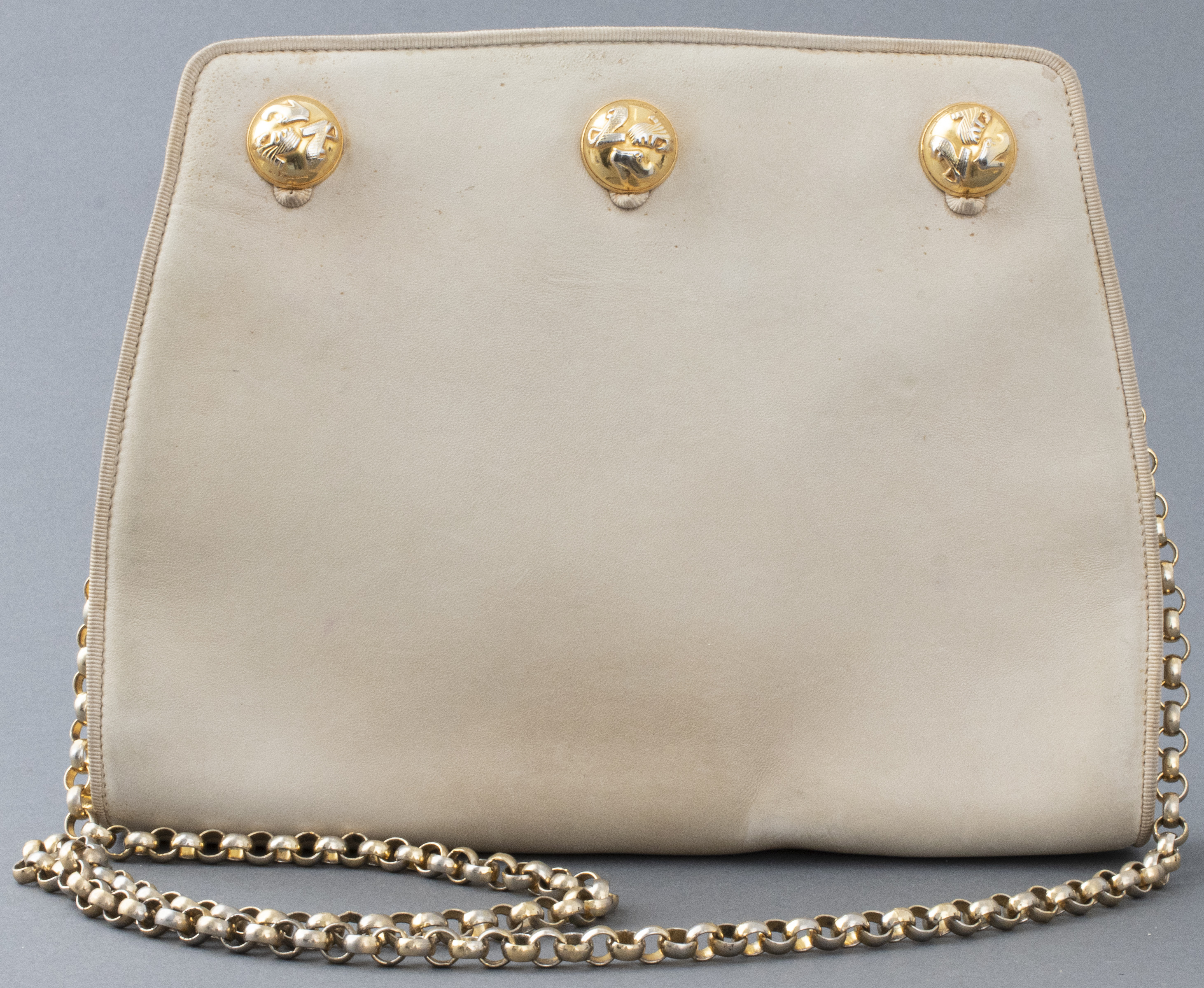SALVATORE FERRAGAMO BEIGE LEATHER