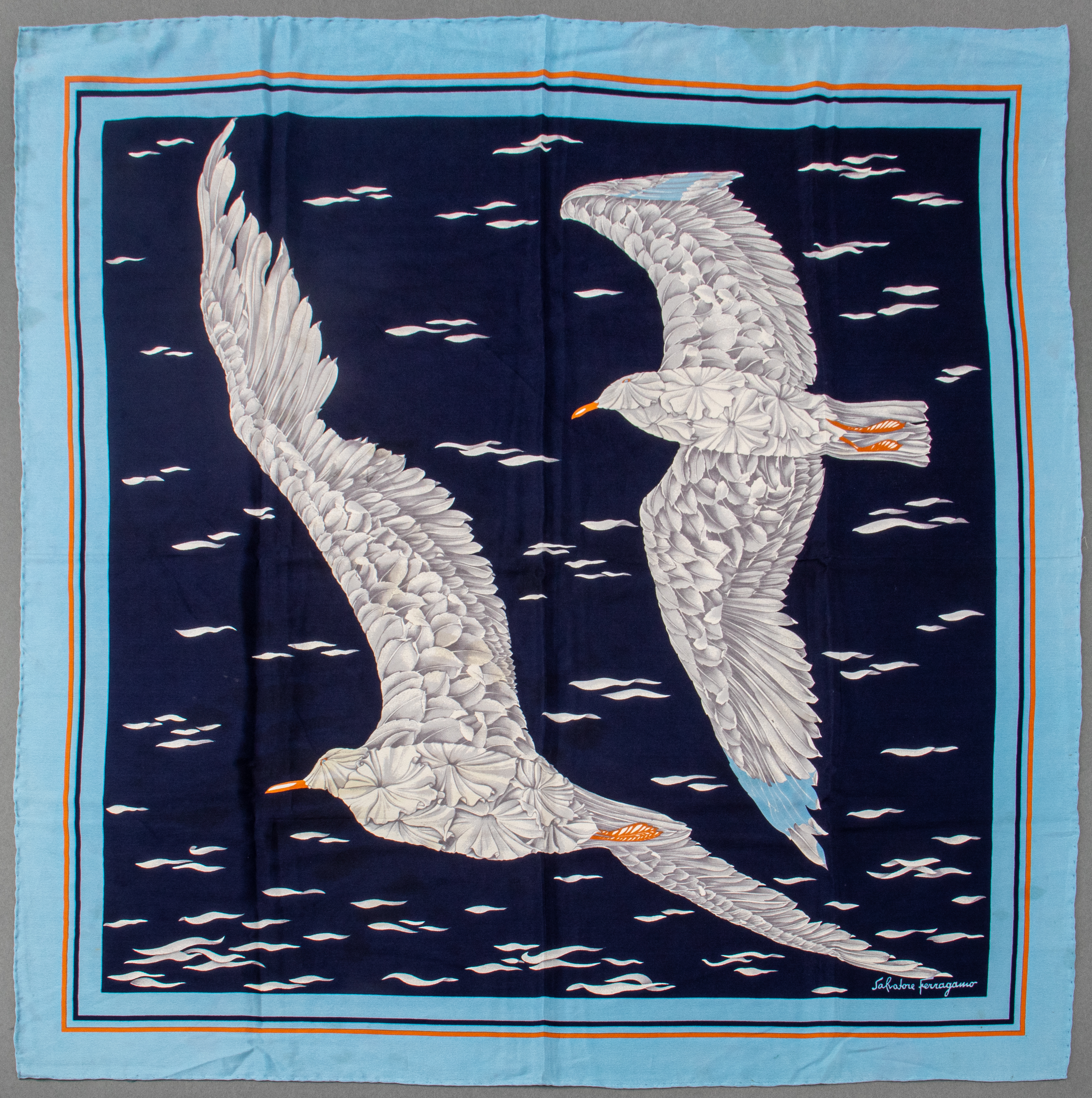 SALVATORE FERRAGAMO BIRDS IN FLIGHT