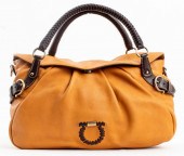 SALVATORE FERRAGAMO BROWN LEAT