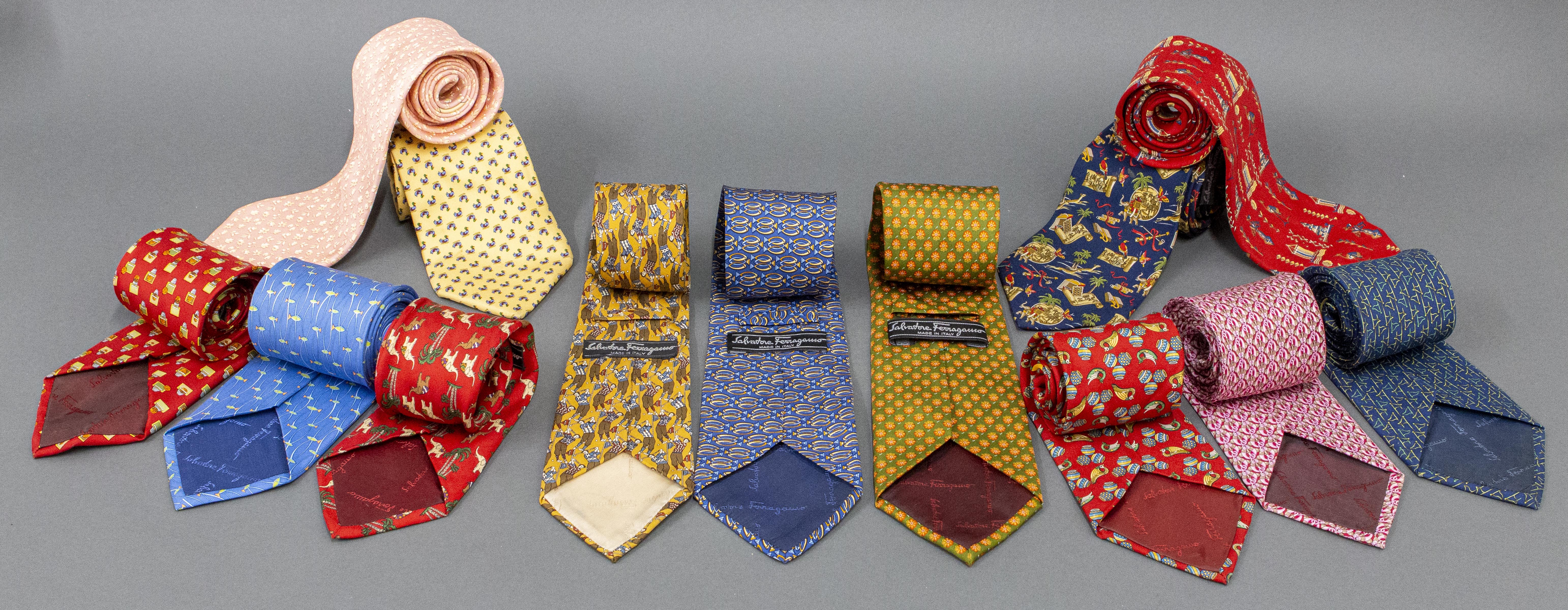 SALVATORE FERRAGAMO MEN'S SILK