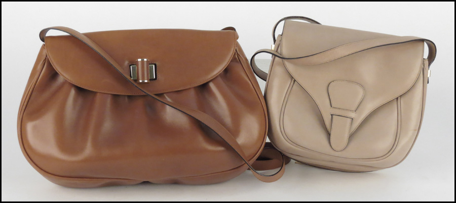 SALVATORE FERRAGAMO TAN LEATHER