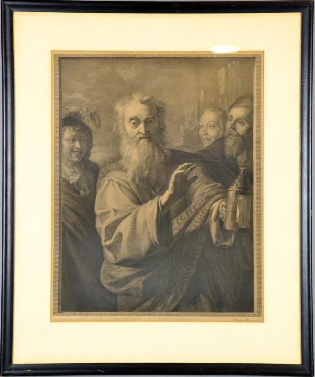 Salvatore Rosa Etching On