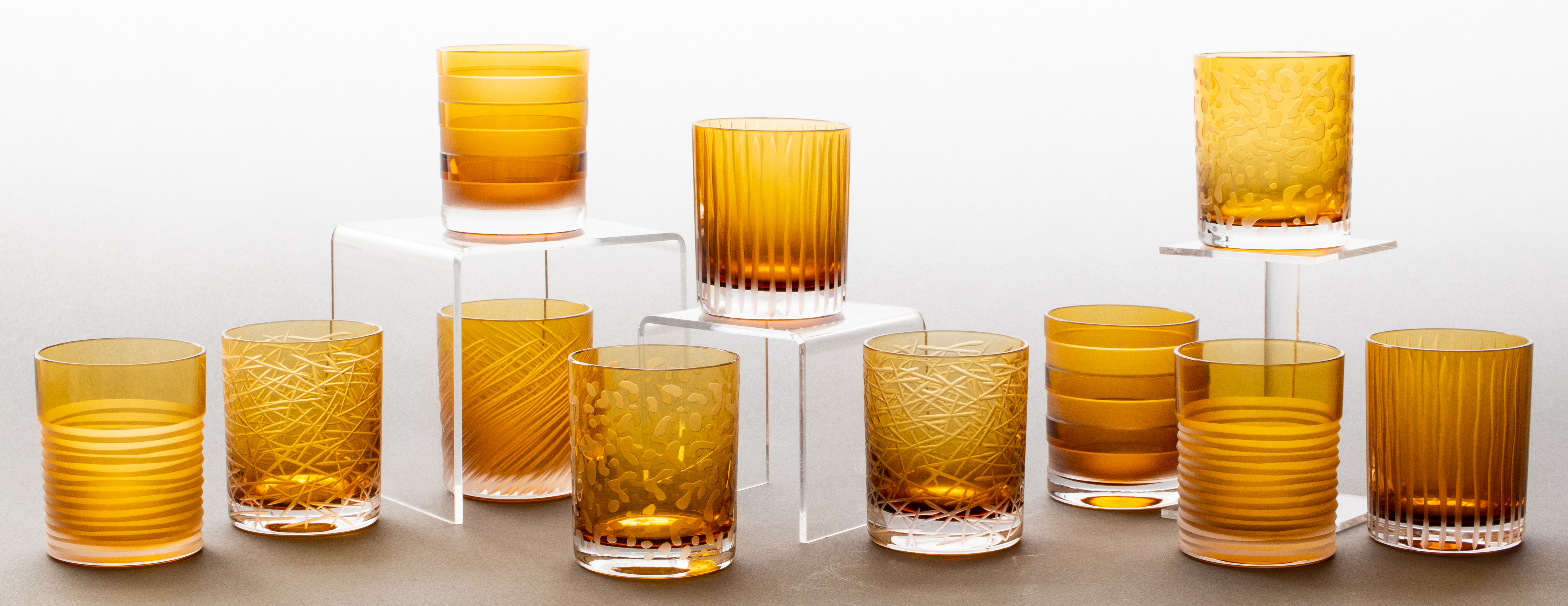 SALVIATI AMBER MURANO GLASS SMALL