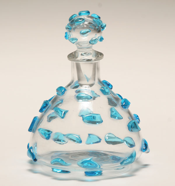 Salviati art glass stoppered bottle