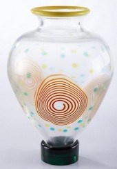 SALVIATI ITALIAN ART GLASS VAS