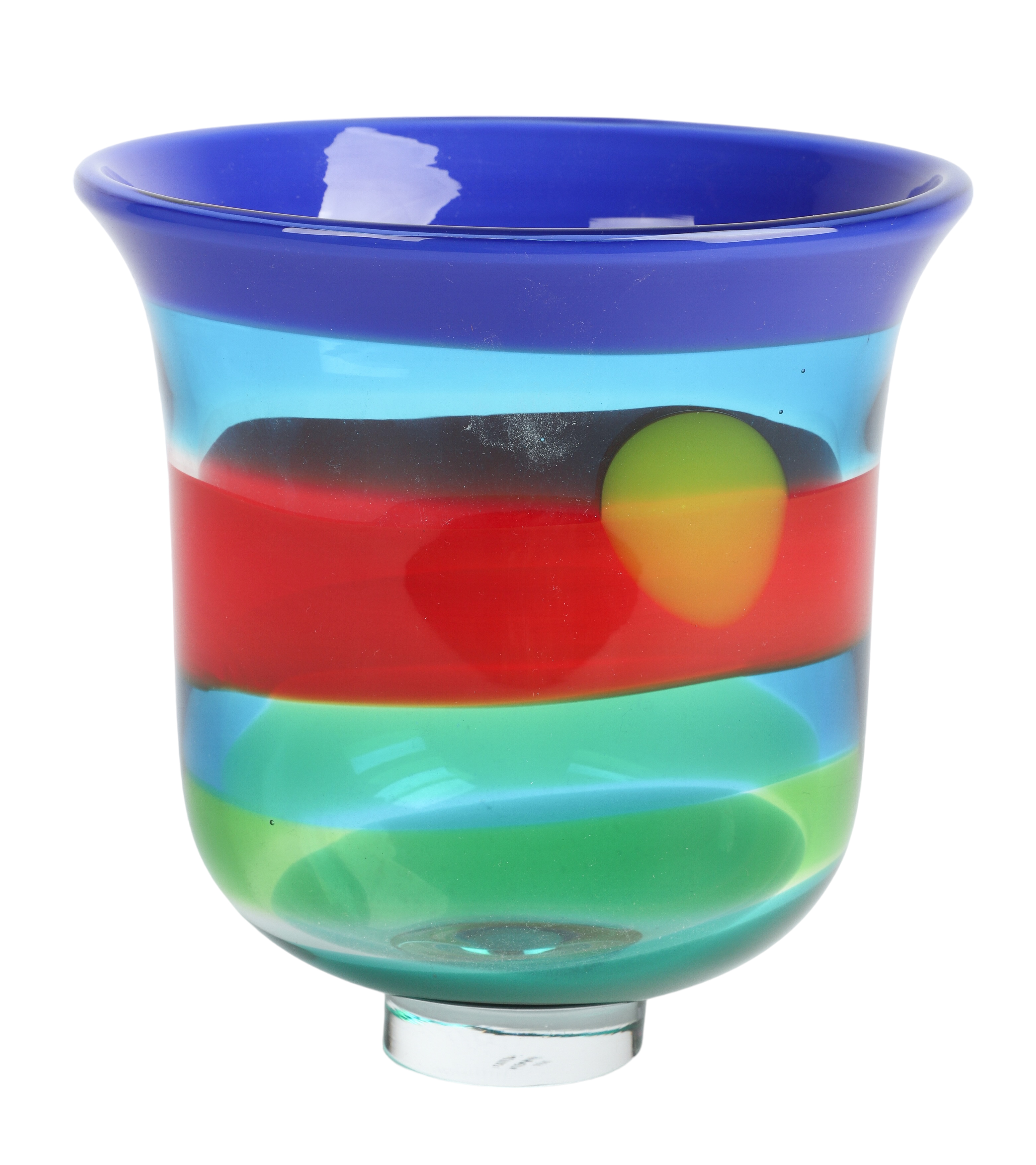 Salviati Venezia footed art glass