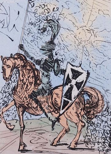 SALVIDOR DALI "EL CID" LITHOGRAPH