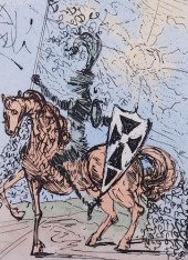 SALVIDOR DALI "EL CID" LITHOGR