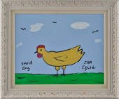 SAM EZELL FOLK ART PAINTING (C