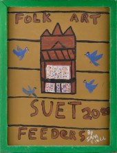 SAM EZELL FOLK ART PAINTINGpai