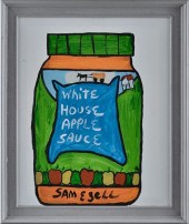 SAM EZELL PAINTING (APPLE SAUC