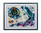 SAM FRANCIS "UNTITLED" LITHOGR