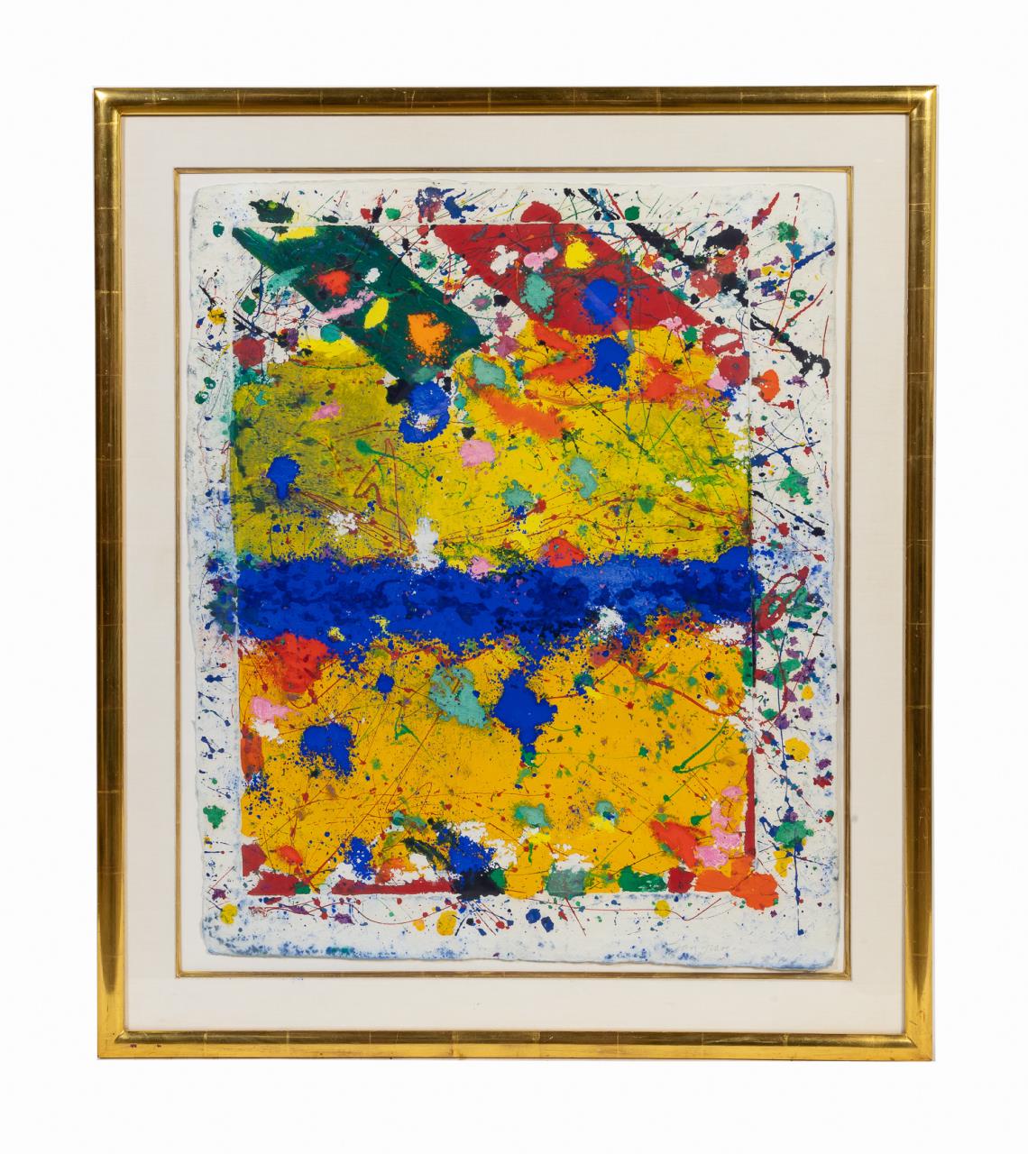 SAM FRANCIS, "UNTITLED SF78", PAINT
