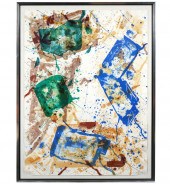 SAM FRANCIS UNTITLED SIGNED AB