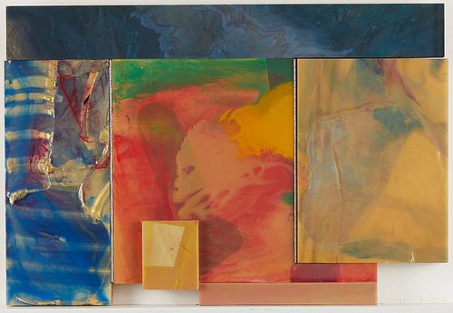 SAM GILLIAM "CHARTMAKING" ACRYLIC