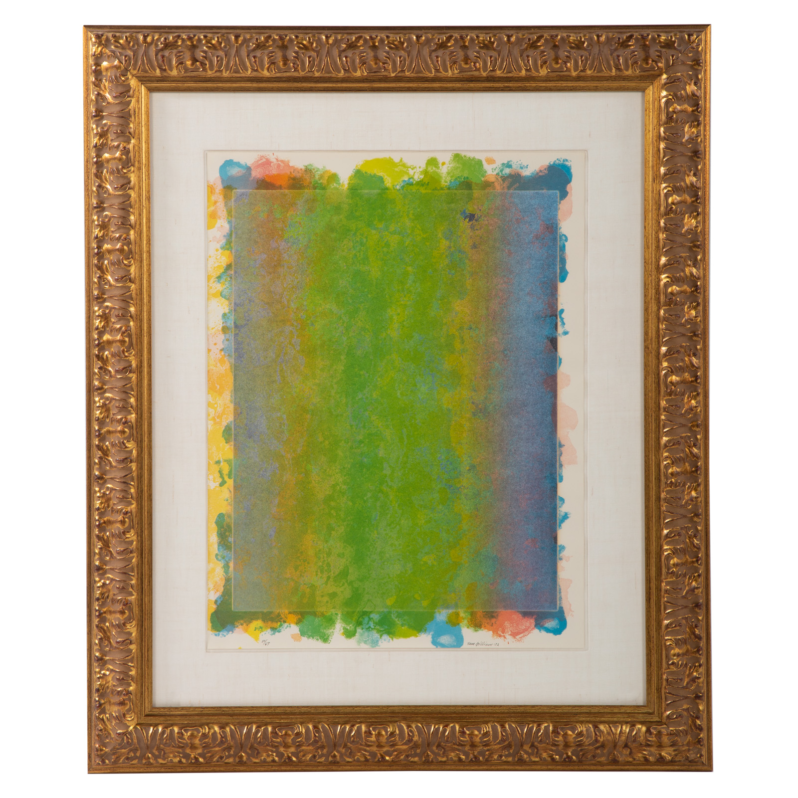 SAM GILLIAM. COMPOSITION 1972,