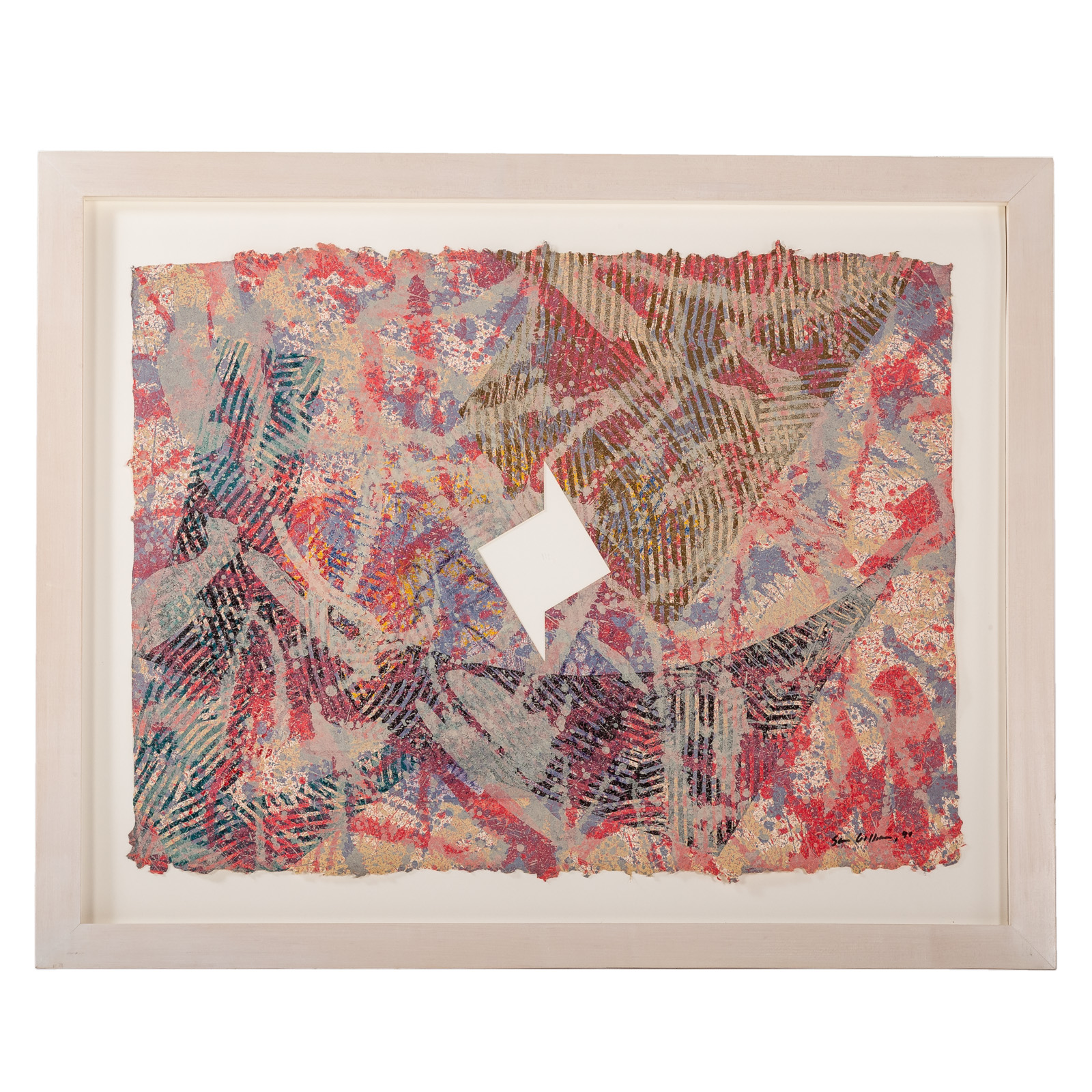 SAM GILLIAM. UNTITLED, ACRYLIC