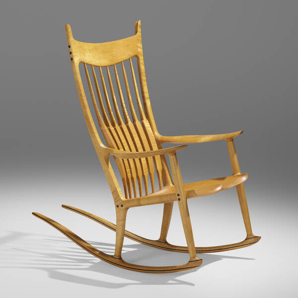 Sam Maloof. Rocker. 1987, maple,