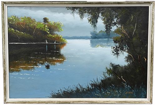SAM NEWTON "VIEW OF THE ST JOHN