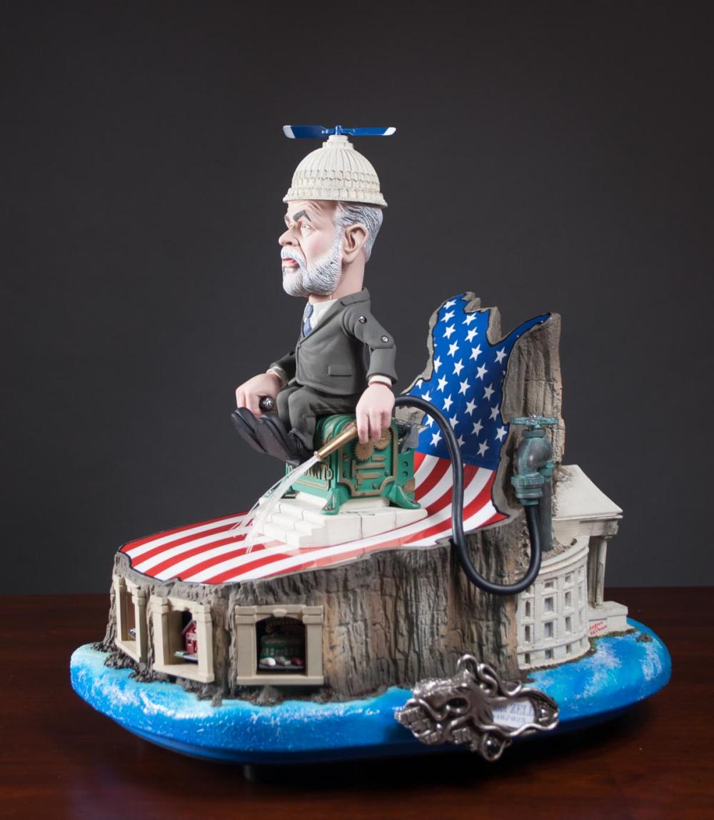 SAM ZELL AUTOMATON MUSIC BOX,