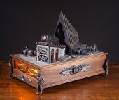 SAM ZELL AUTOMATON MUSIC BOX,