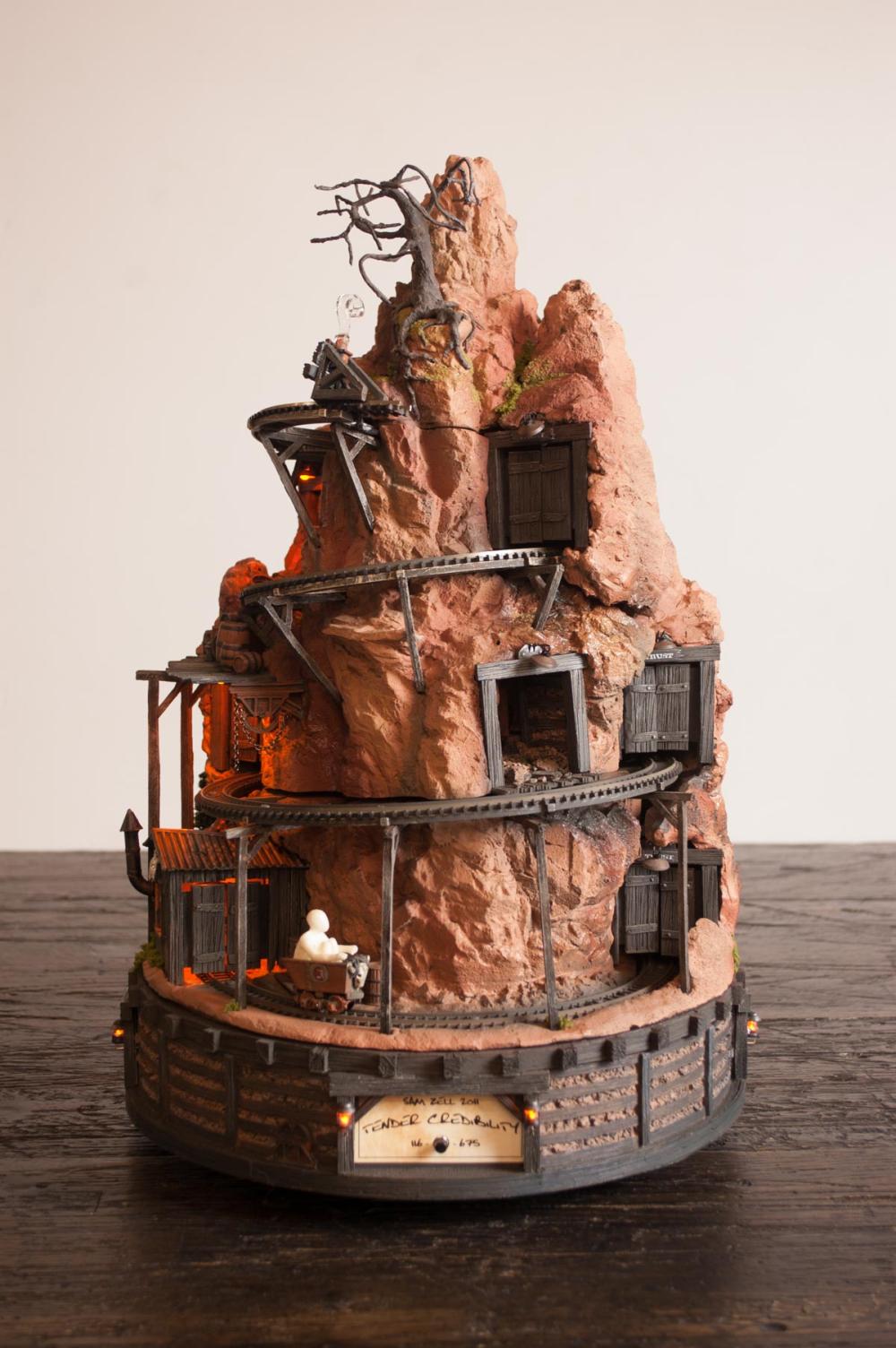 SAM ZELL AUTOMATON MUSIC BOX,