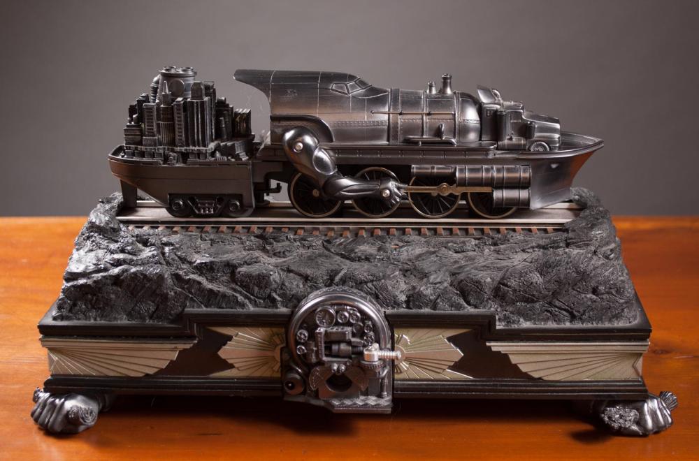 SAM ZELL AUTOMATON MUSIC BOX,