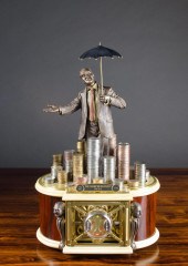 SAM ZELL AUTOMATON MUSIC BOX,