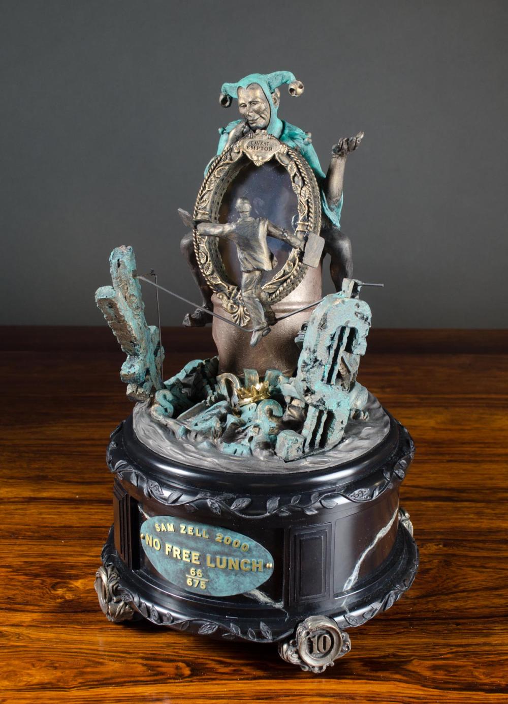 SAM ZELL AUTOMATON MUSIC BOX, "NO