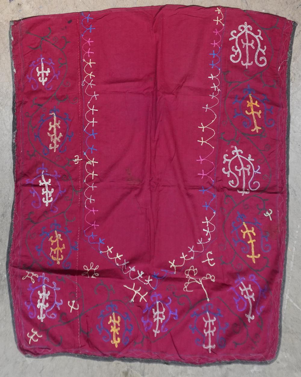 SAMARKAND SILK AND COTTON SUZANI