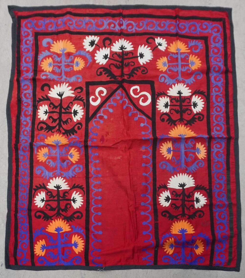 SAMARKAND SILK AND COTTON SUZANI