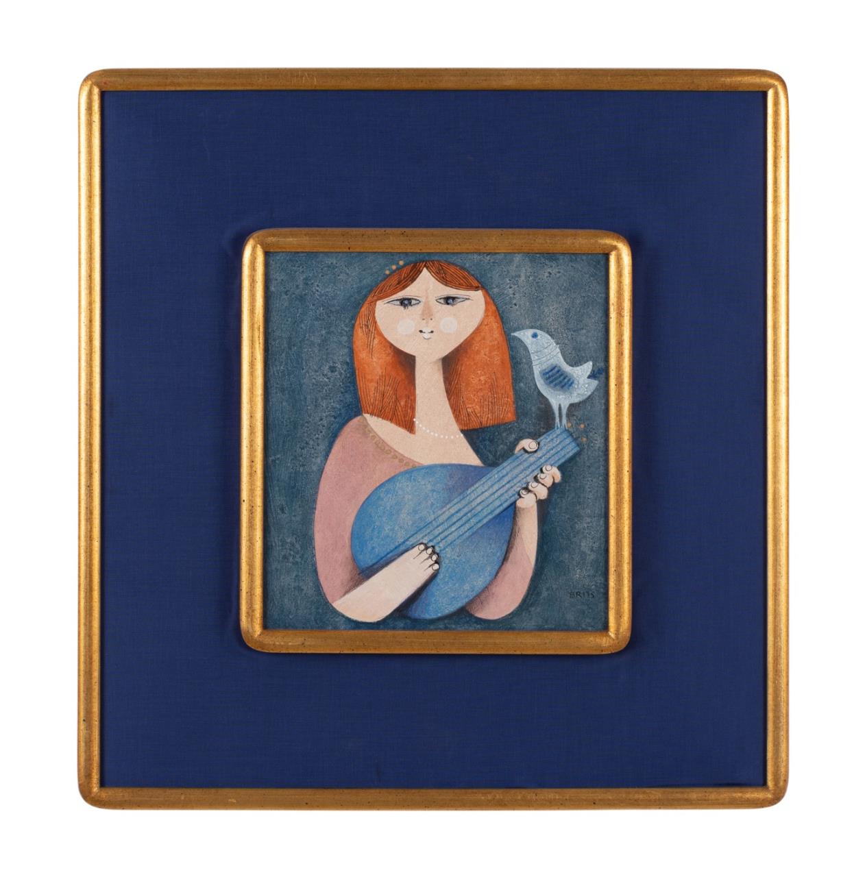 SAMI BRISS 'WOMAN WITH MANDOLIN AND