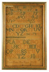 SAMPLER: AMERICAN ALPHA-NUMERI