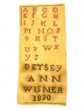 Sampler by Betsey Ann Wisner