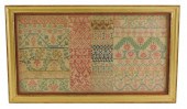 SAMPLER: CROSS-STITCHED SAMPLE