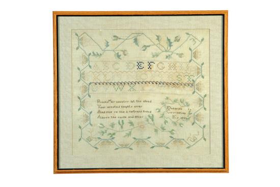 SAMPLER.  Deborah Covington 