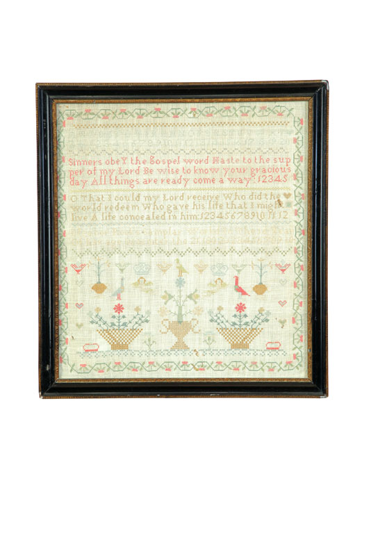 SAMPLER.  Eleanor Rook  England 