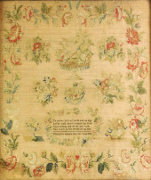SAMPLER ELIZABETH ADAMS WARNER