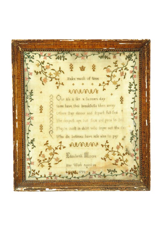 SAMPLER .  Elizabeth Moore 